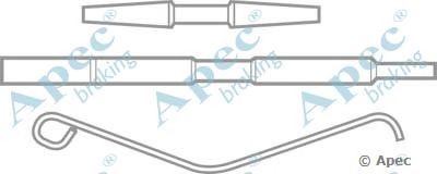 APEC BRAKING kit203 -  Комплектующие, тормозные колодки